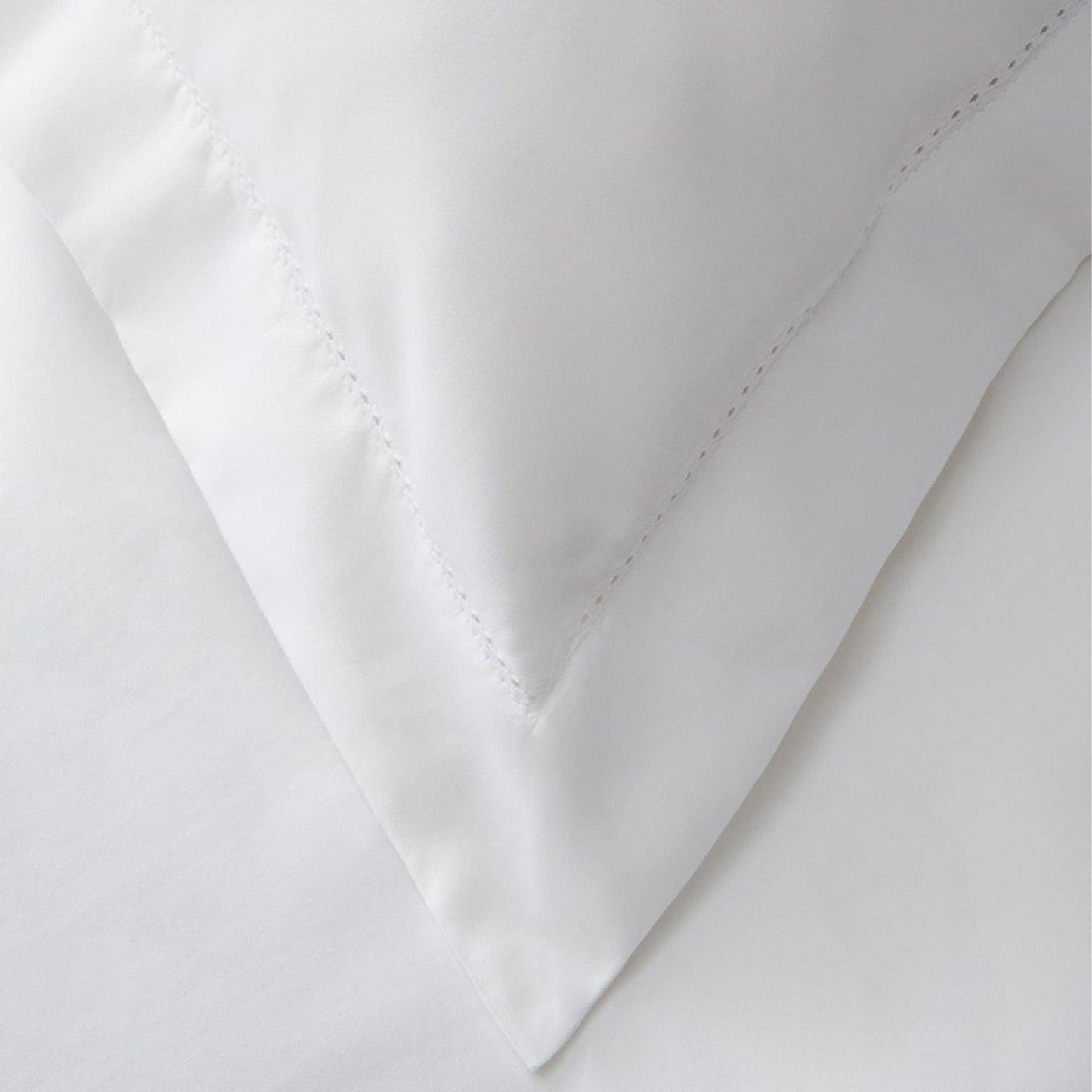 600 Thread Count Cotton Hemstitch Duvet Cover Set: King