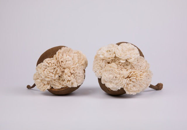 Balsa Acorn Pod Sculpture