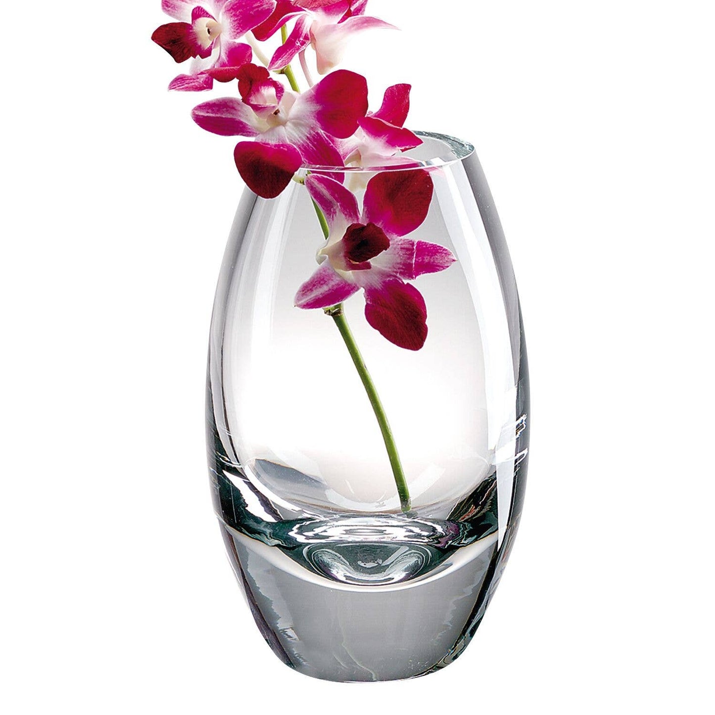 Radiant European Mouth Blown Crystal 9" Vase - The Bomb