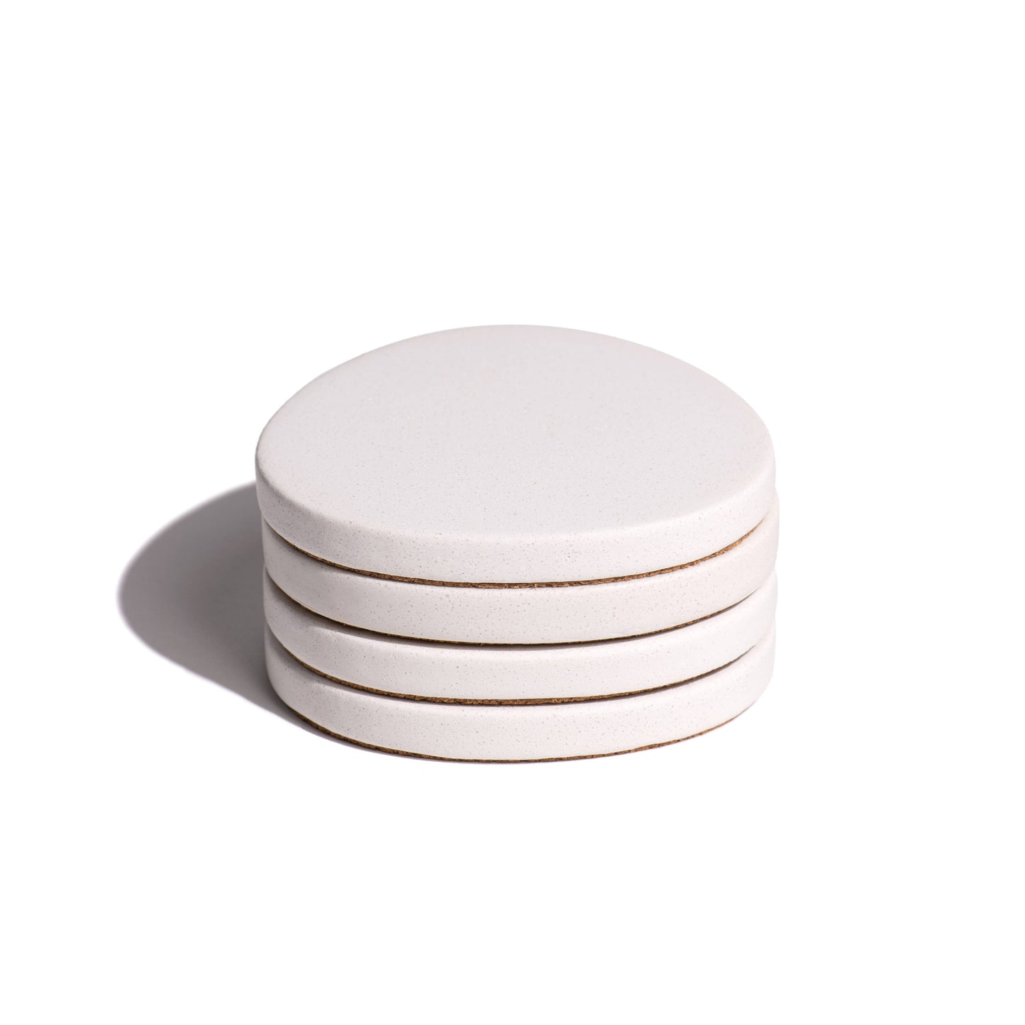 4 Piece Coaster Set (Marble Infused): Luna