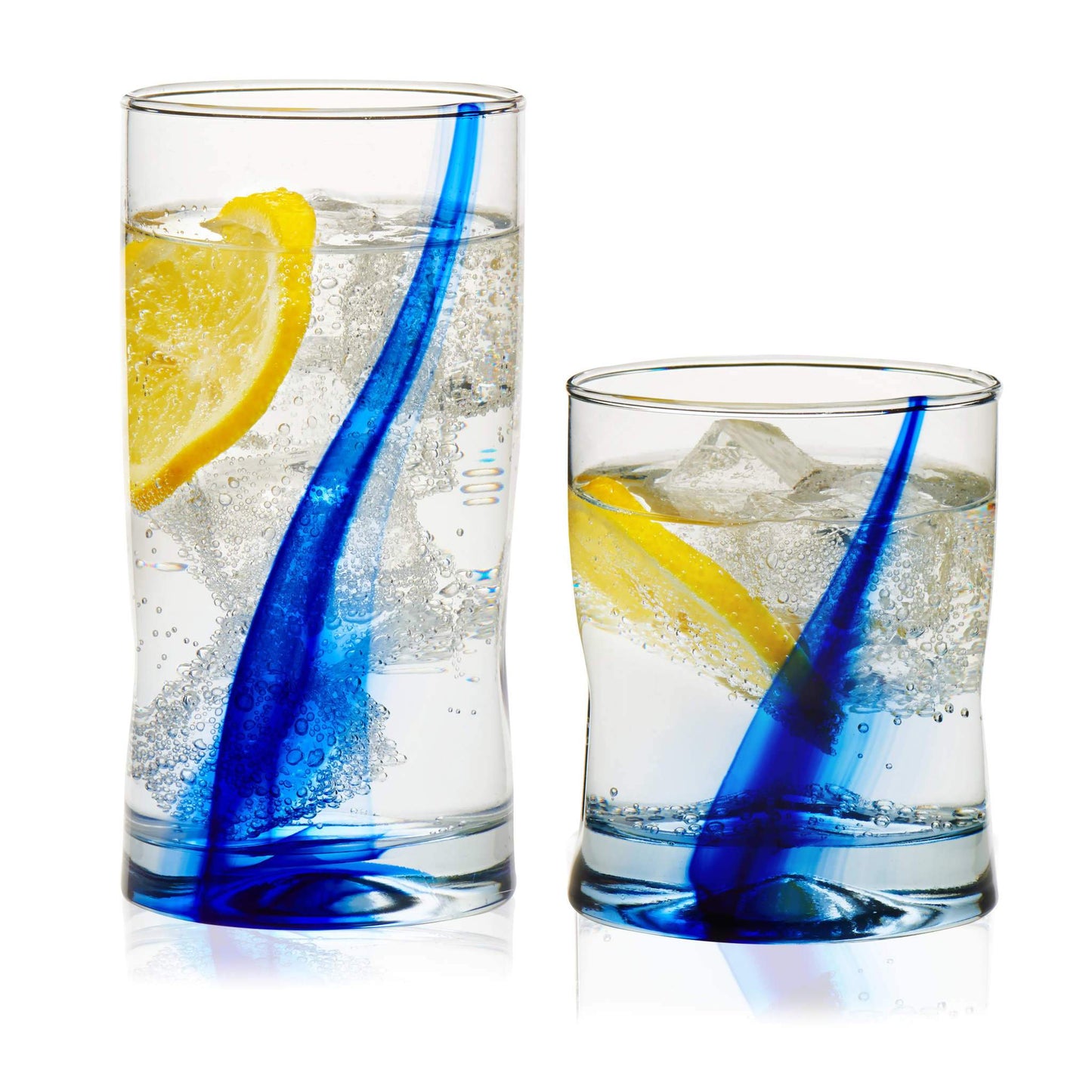 Libbey Blue Ribbon Impressions 16-Piece Tumbler/Rocks Set