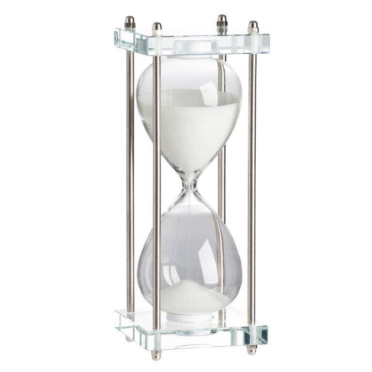 White Sand Hourglass: 3x3x10