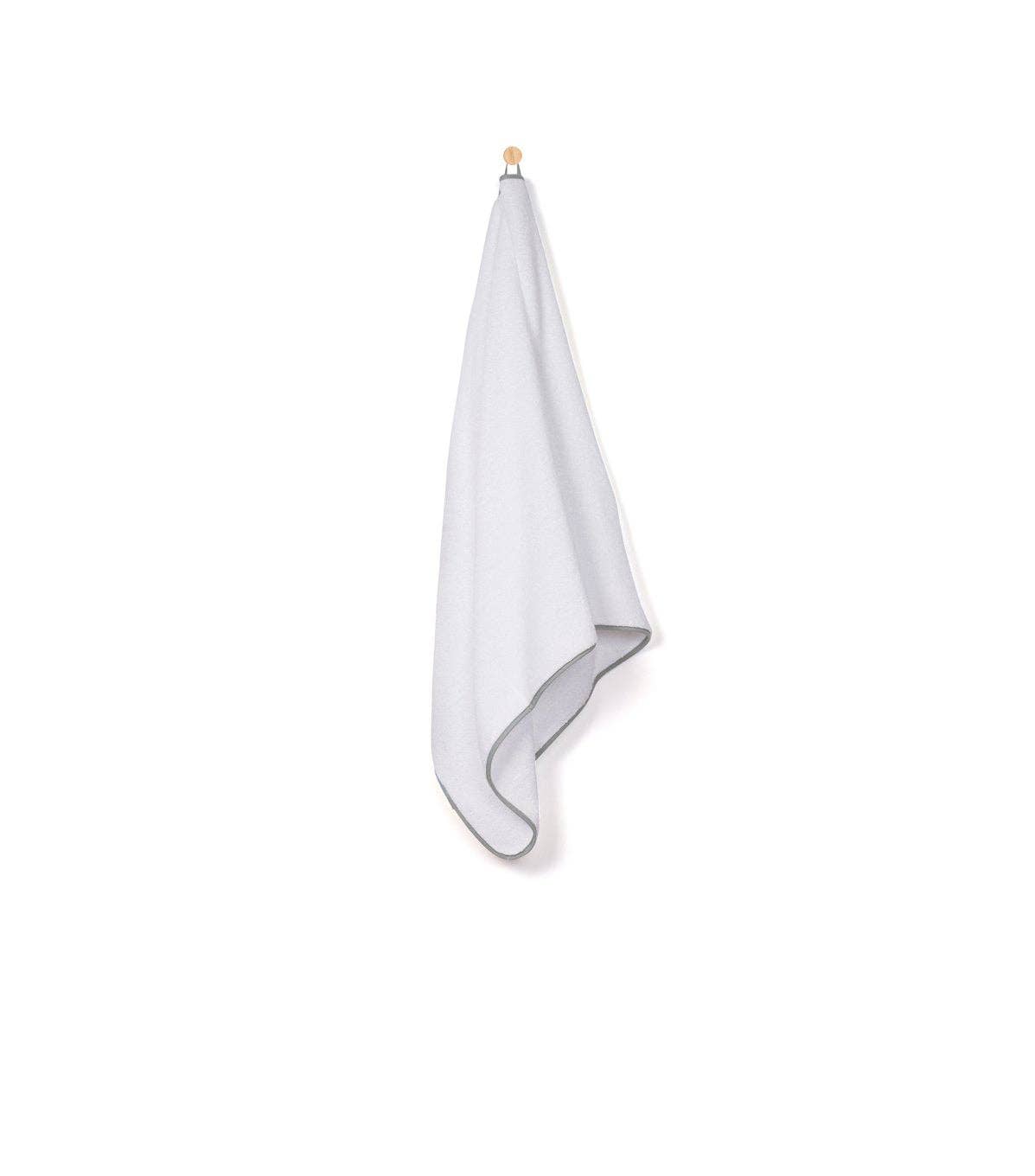 Silver grey Mira Bath Towel