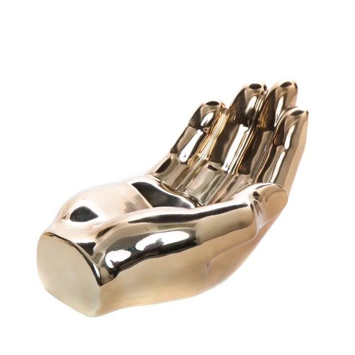 Bronze Hand Tray Decoration