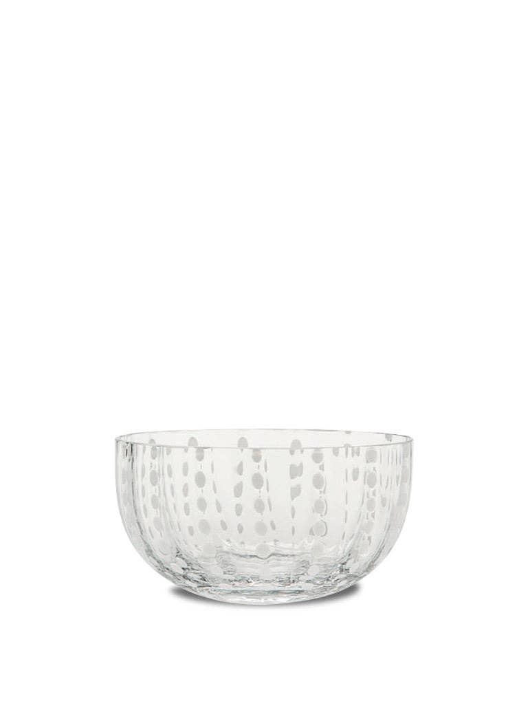Perle Small Bowl: Transparent
