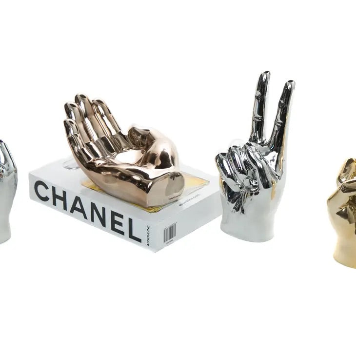 Bronze Hand Tray Decoration