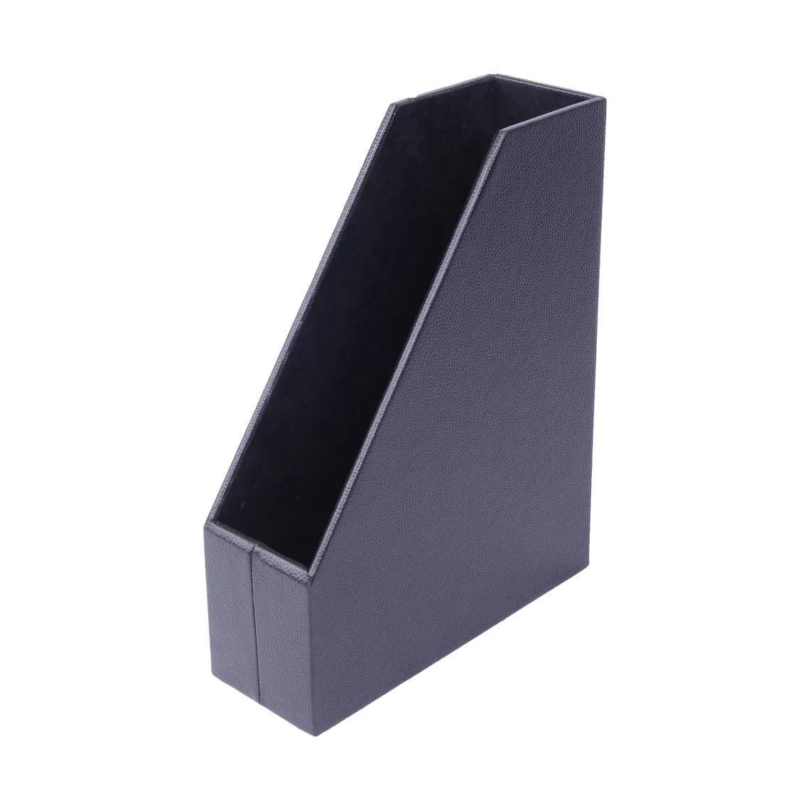 MOOG Leather Magazine Holder- File Organizer-Paper Sorter