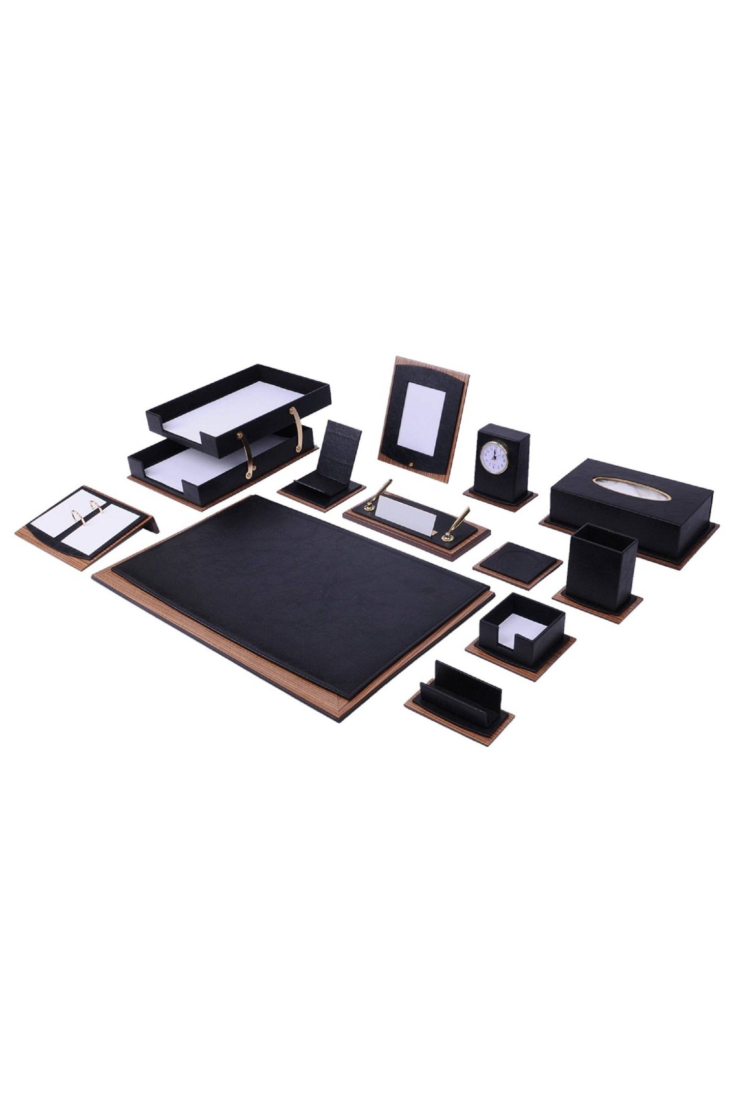 MOOG  Personalized Desk Mat, Leather desk set, gift for man,