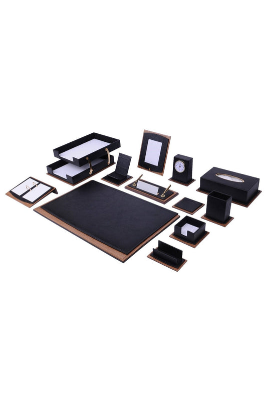 MOOG  Personalized Desk Mat, Leather desk set, gift for man,