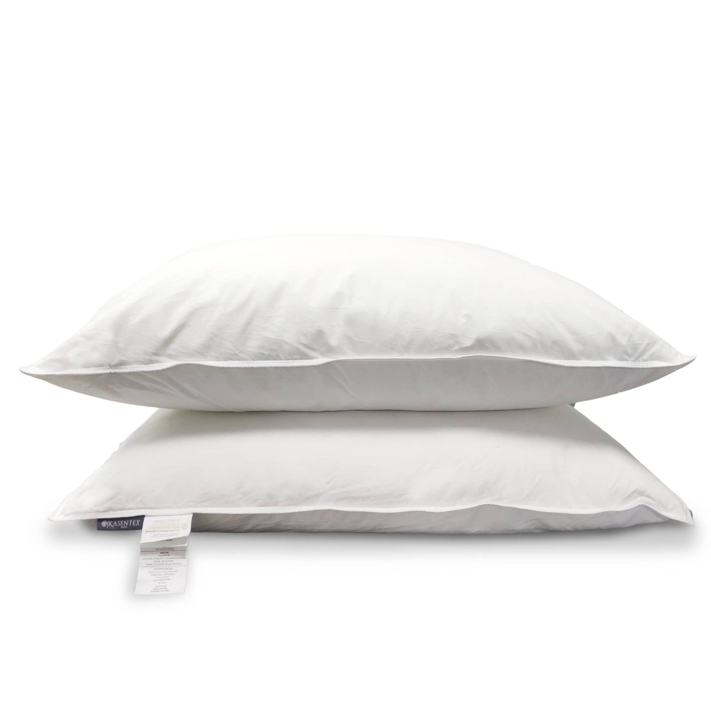 Down Blend Medium Support 100% Cotton Pillows, Set of 2: King