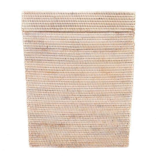 Artifacts Rattan Rectangular Hamper with Hinged Lid