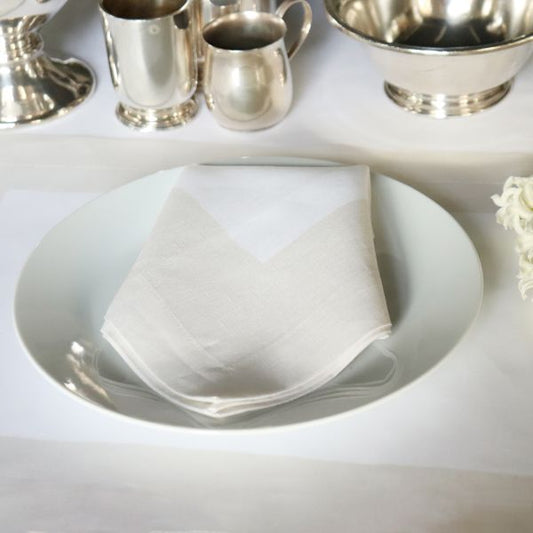 Huddleson Cinta Ivory Linen Placemat