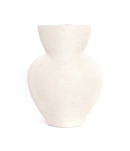 Ceramic Vase 'Amphora - White'