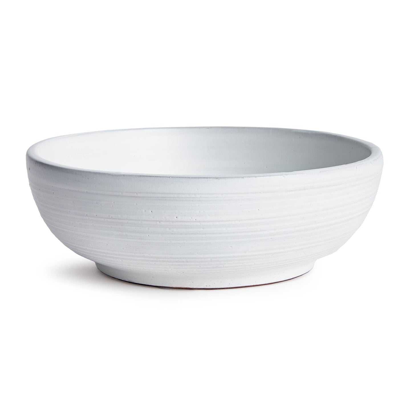 Annika Decorative Bowl: White / Terracotta