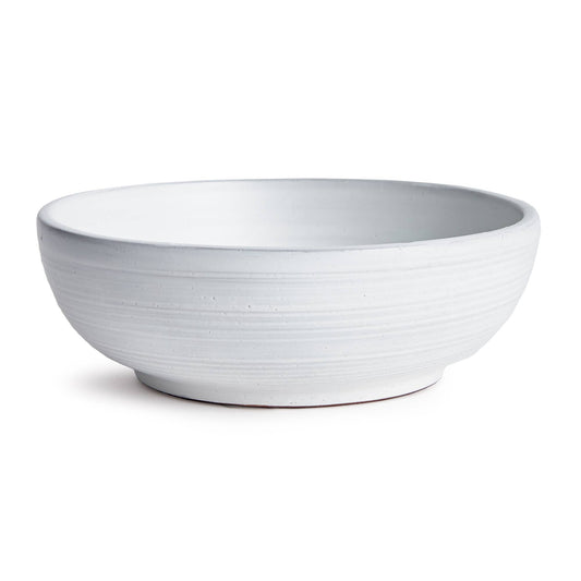 Annika Decorative Bowl: White / Terracotta
